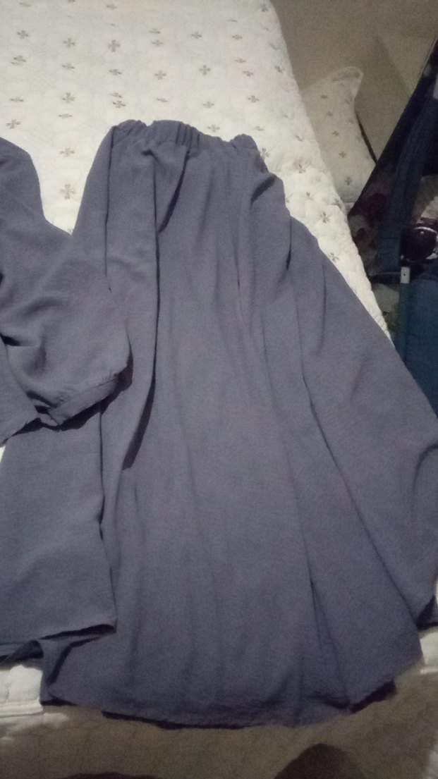 Gri Uzun Kollu Keten Gömlek - Görsel 2