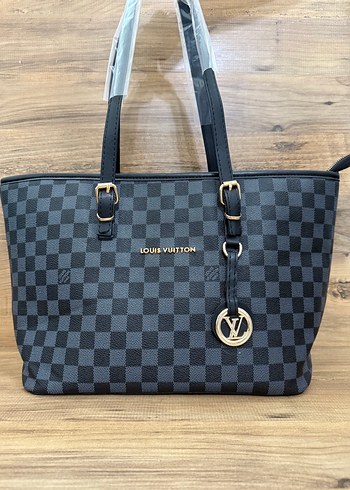 Gri Louis Vuitton Deri Kadın Çanta