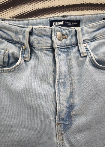 26 Beden mavi Renk Mavi Kadın Denim Pantolon