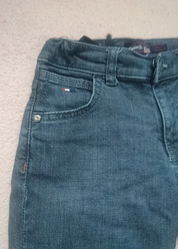U.S Polo Assn. Erkek Çocuk Düğmeli Gri Denim Pantolon