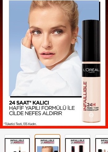 L'Oréal Paris L'Oreal Infaillible Kapatıcı 322 Ivory