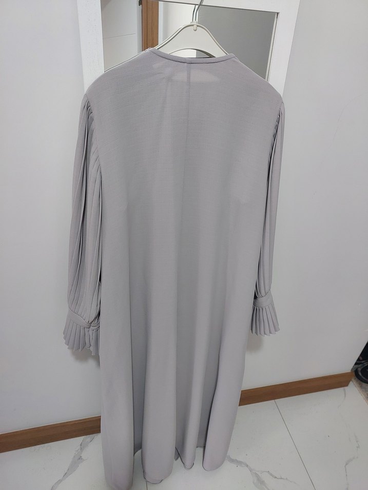Kadın Uzun Kollu Gri pardesü - Görsel 2
