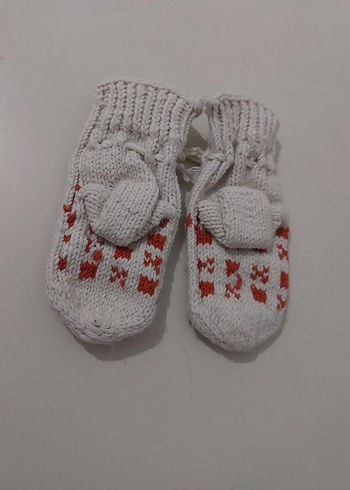 Nakışlı Örgü Kız patik - Görsel 2