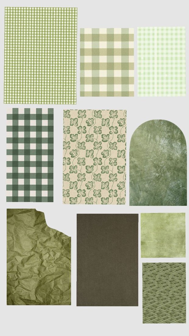 50'li Yeşil Tema Sticker Seti - Görsel 2