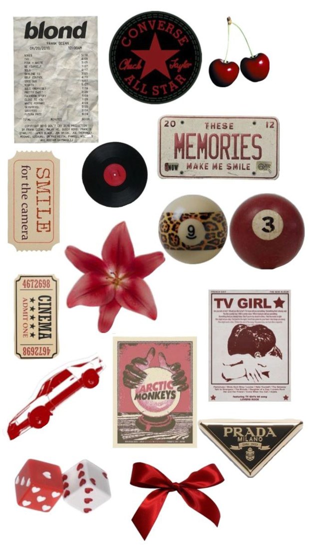 35'li Bordo Tema Sticker Seti - Görsel 2