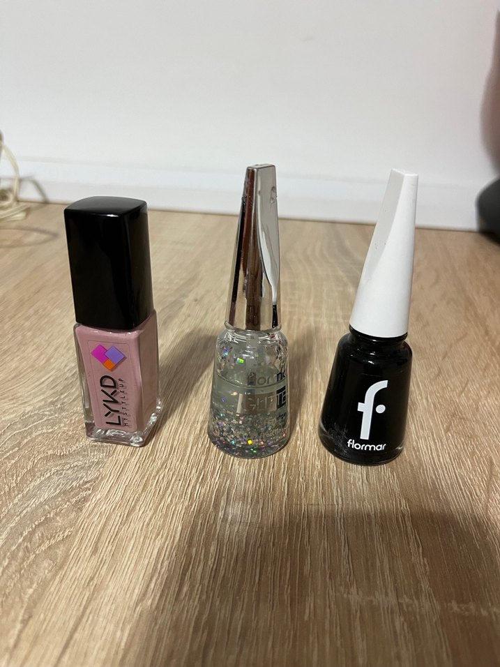 3'lü Oje Seti: Bej, Simli ve Gri Tonlar - Görsel 2