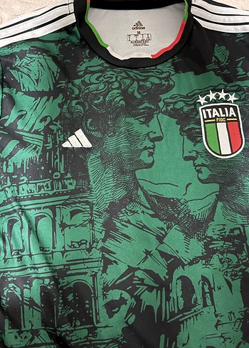 Yeşil Baskılı Erkek Kısa Kollu Atlet - Görsel 2