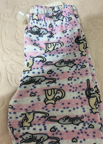 Pembe Desenli Rahat pijama altı - Görsel 3
