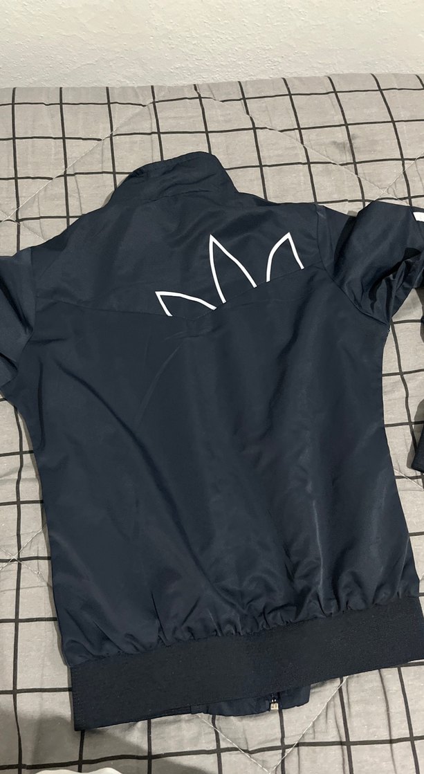 Erkek Siyah Fermuarlı Spor Yağmurluk - Görsel 2