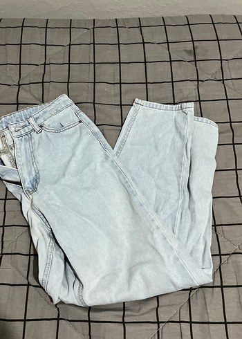 Gri Kadın Denim Midi Boy Jean - Görsel 3