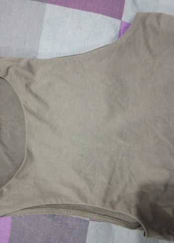 Yeşil Drapeli Uzun pantalon şort büstiyer crop - Görsel 16