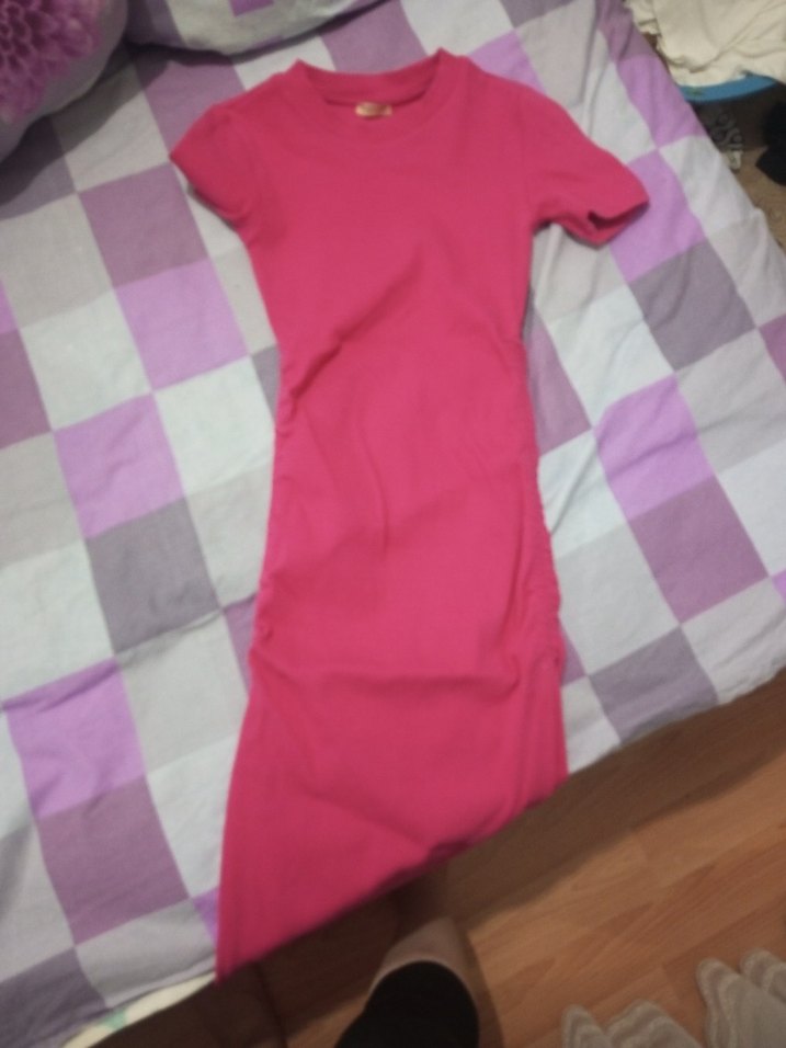 Yeşil Drapeli Uzun pantalon şort büstiyer crop - Görsel 2