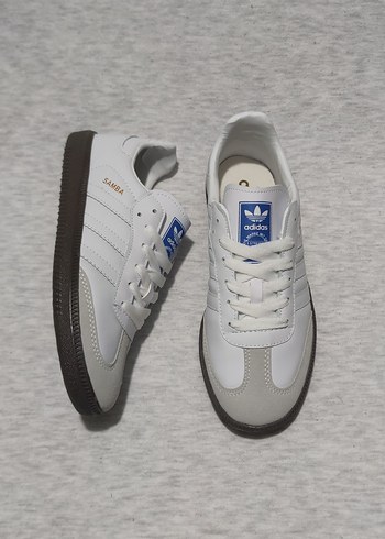 Adidas Samba Beyaz Gri Spor Ayakkabı