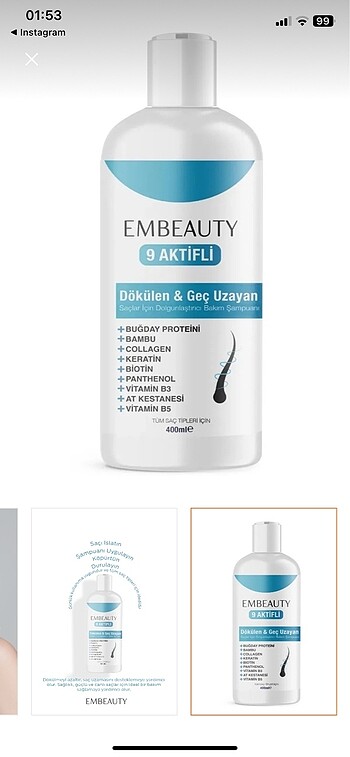 EMBEAUTY Saç şampuanı