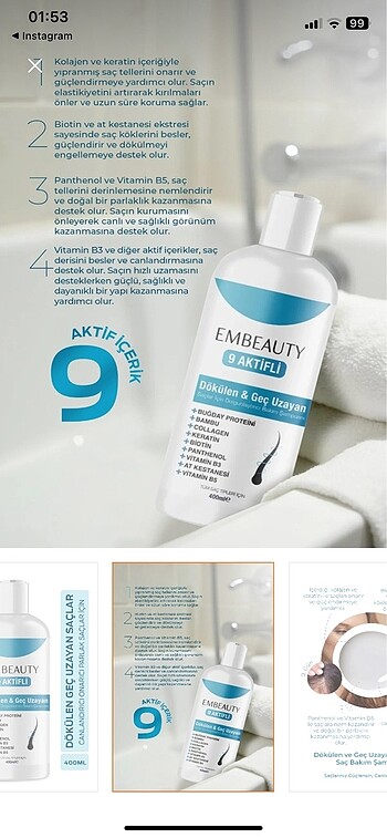 Diğer EMBEAUTY Saç şampuanı