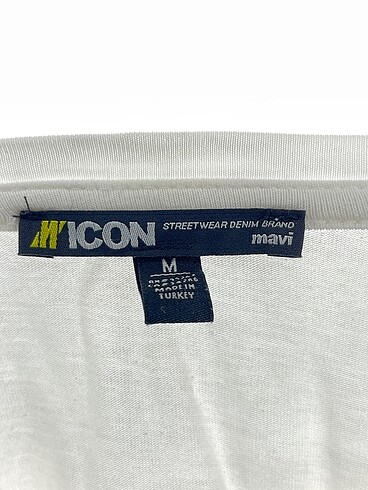 m Beden beyaz Renk Mavi Jeans T-shirt %70 İndirimli.