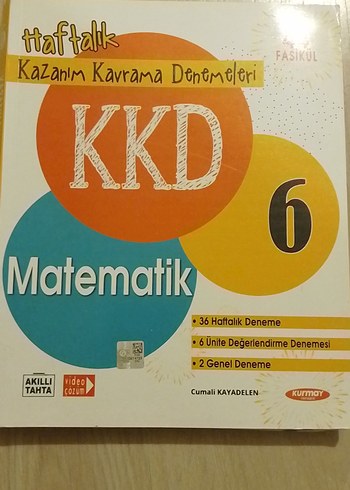 Matematik KKD 6. Sınıf Haftalık Denemeler