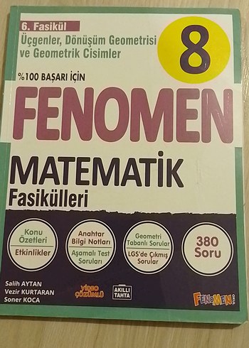 Fenomen 8. Sınıf Matematik Fasikülleri
