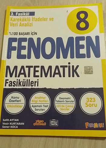 Fenomen Matematik 3. Fasikül-kareköklü İfadeler ve Veri Analizi