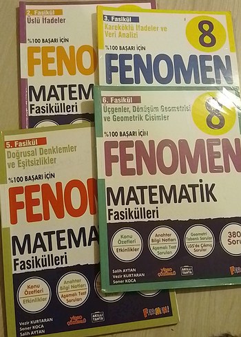 Fenomen Matematik Fasikülleri Seti 8. Sınıf
