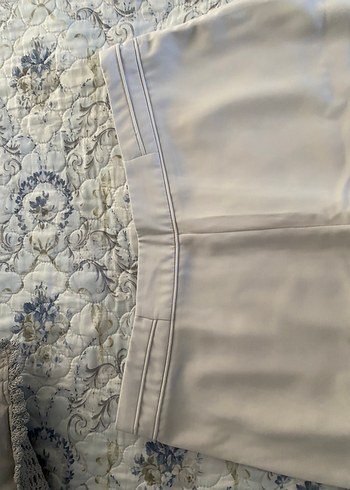 Zara Beyaz Kadın Kumaş Pantolon