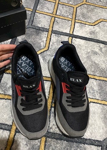 Siyah Gri Erkek Spor Ayakkabı BLAM - Görsel 2