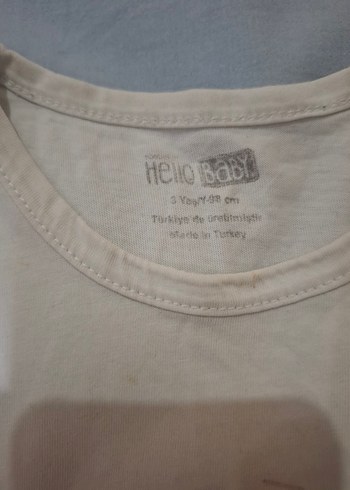 Baskılı Beyaz Çocuk Atlet - Görsel 2