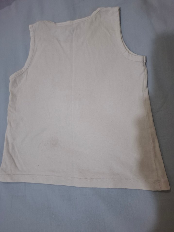 Baskılı Beyaz Çocuk Atlet - Görsel 3