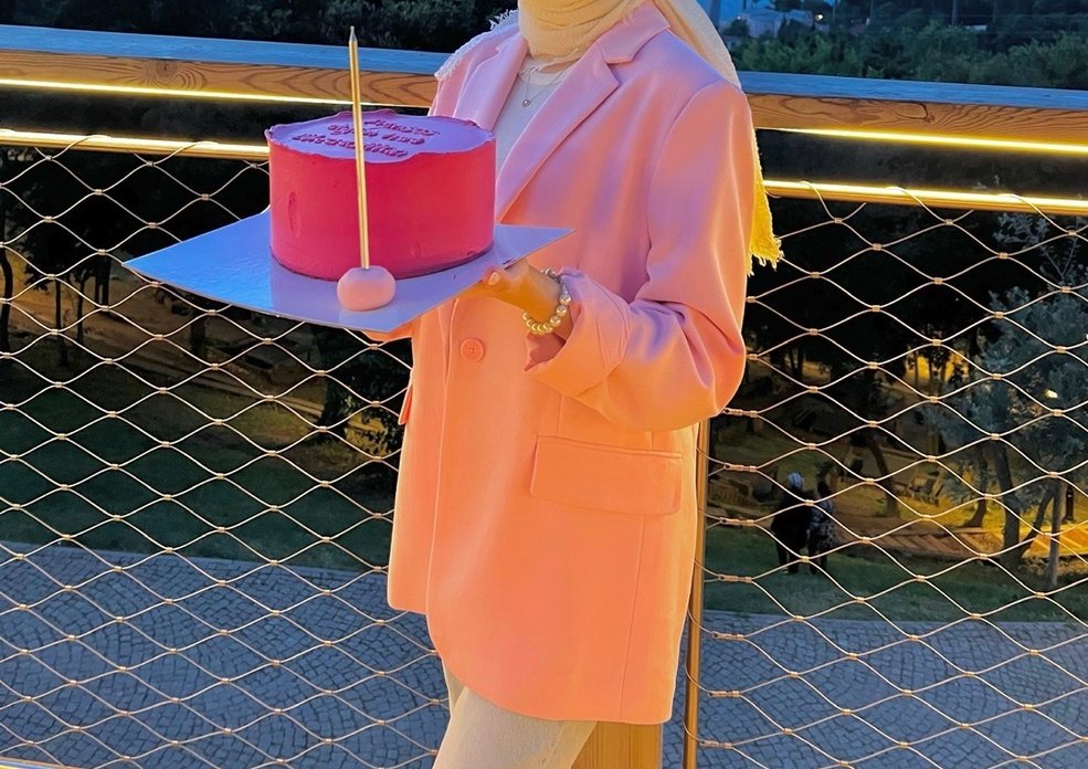 Stradivarius Pembe Blazer ceket - Görsel 3