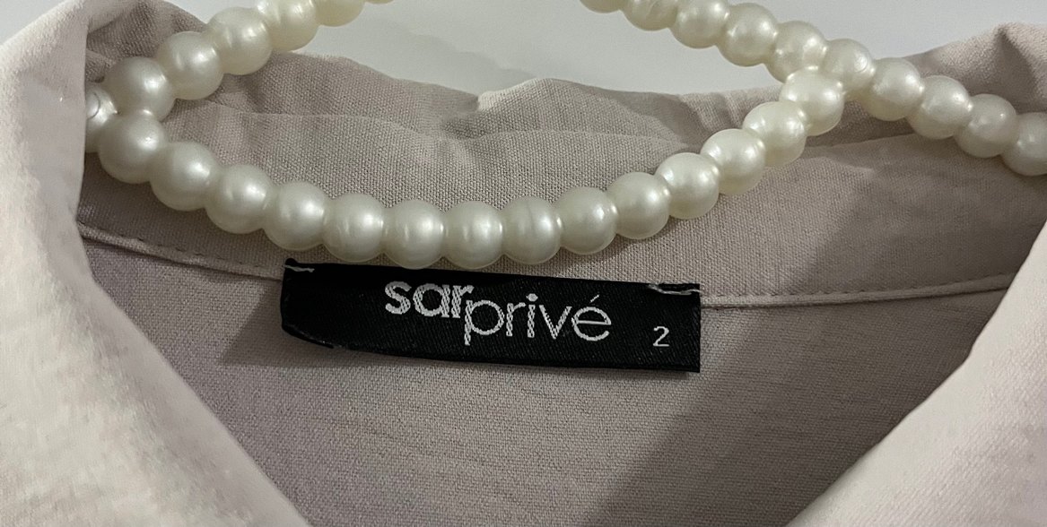 Bej gömlek tunik - Görsel 4