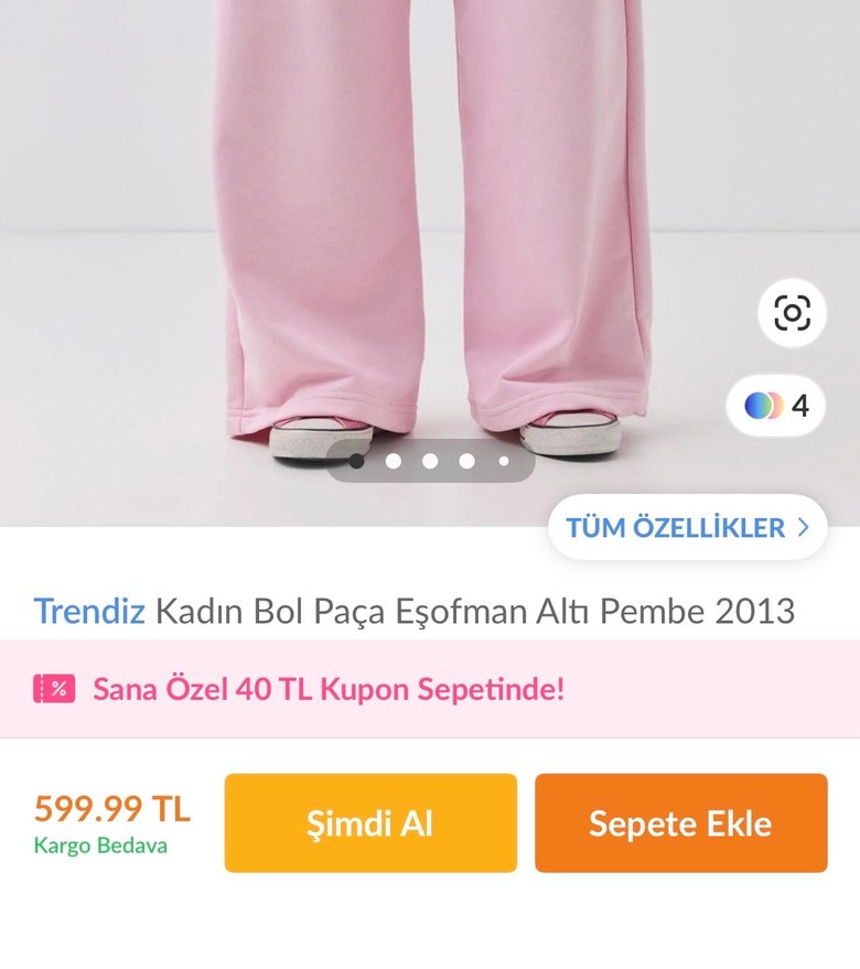 Pembe Eşofman - Görsel 3