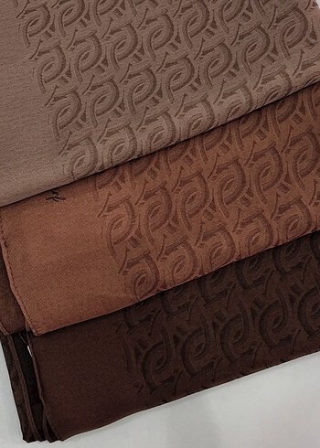 Kahverengi Kadın Eşarp - Görsel 2