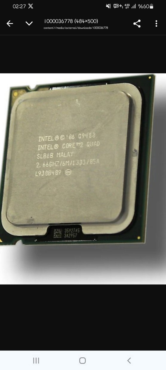 Intel Core 2 Quad İşlemci 2.66GHz q9400 - Görsel 2
