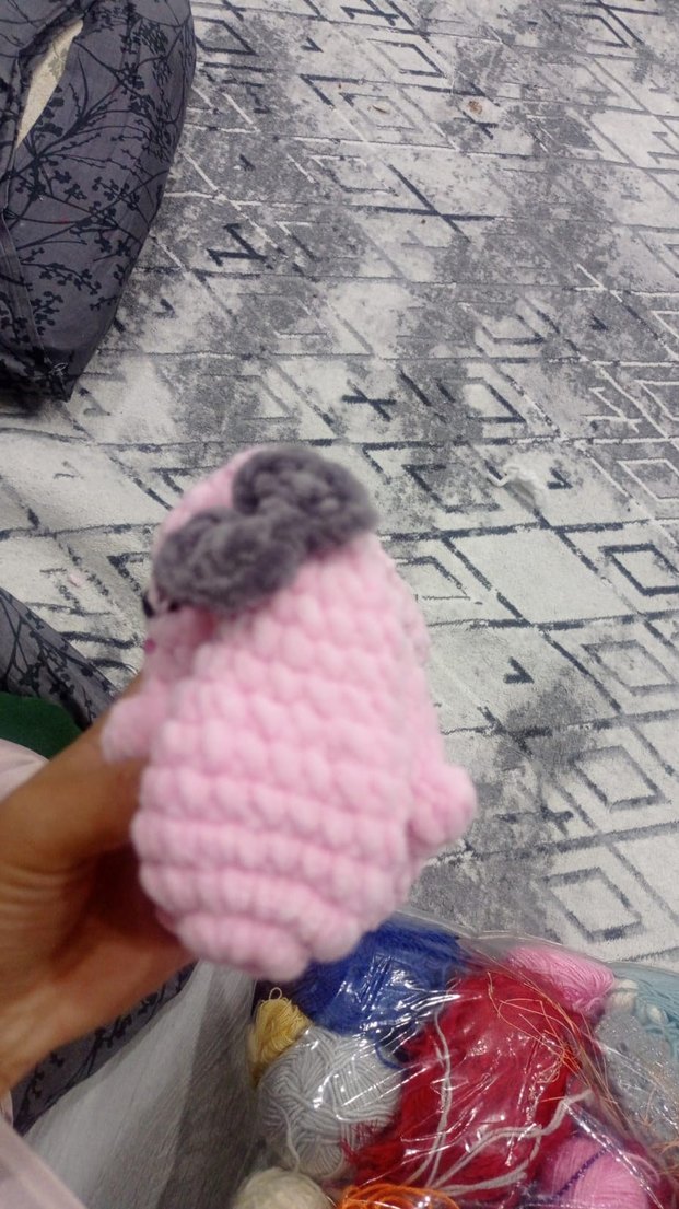 Pembe Yumuşak Peluş Oyuncak - Görsel 5