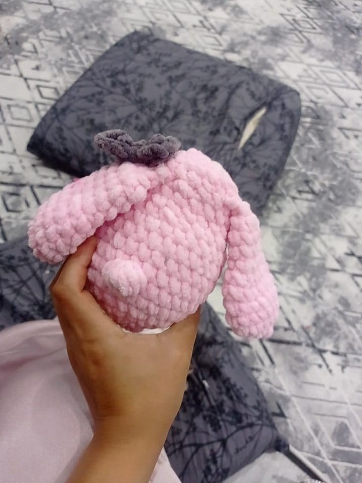 Pembe Yumuşak Peluş Oyuncak - Görsel 4