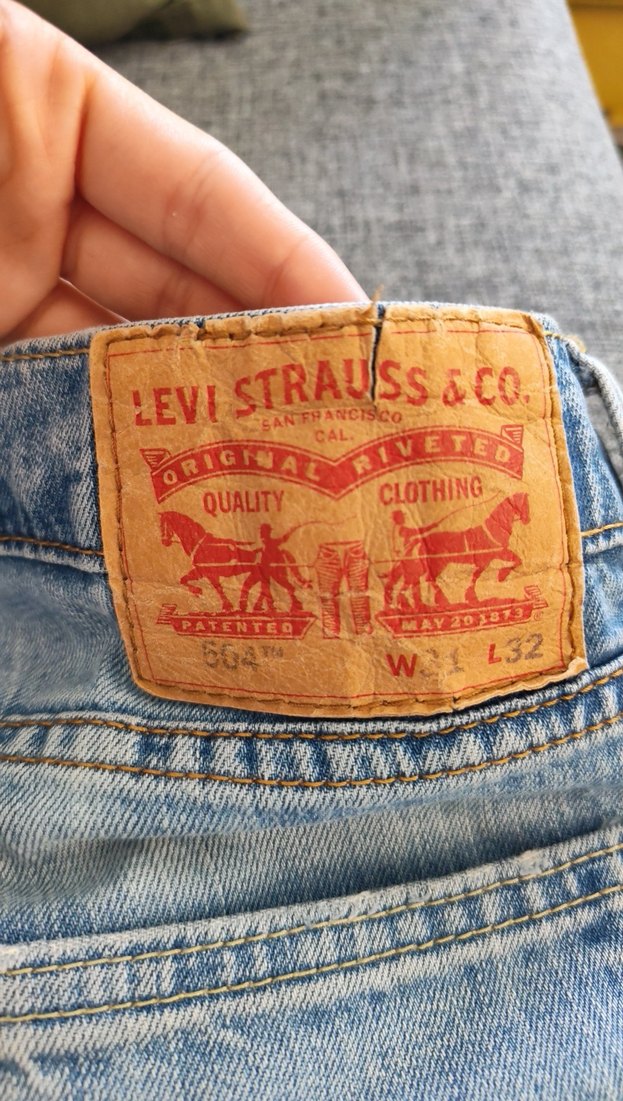 Levis Açık Mavi Denim Jean — görsel 9/9