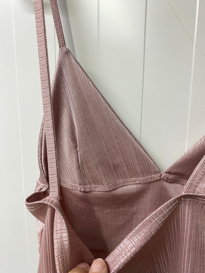 Pembe Mini Saten Bralet - Görsel 4