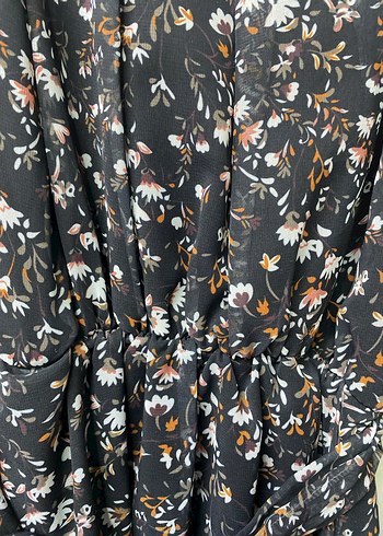 Bohem Tarzda Uzun Kollu Midi Elbise - Görsel 3