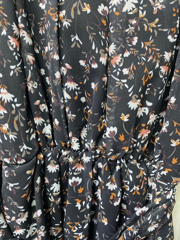 Bohem Tarzda Uzun Kollu Midi Elbise - Görsel 3