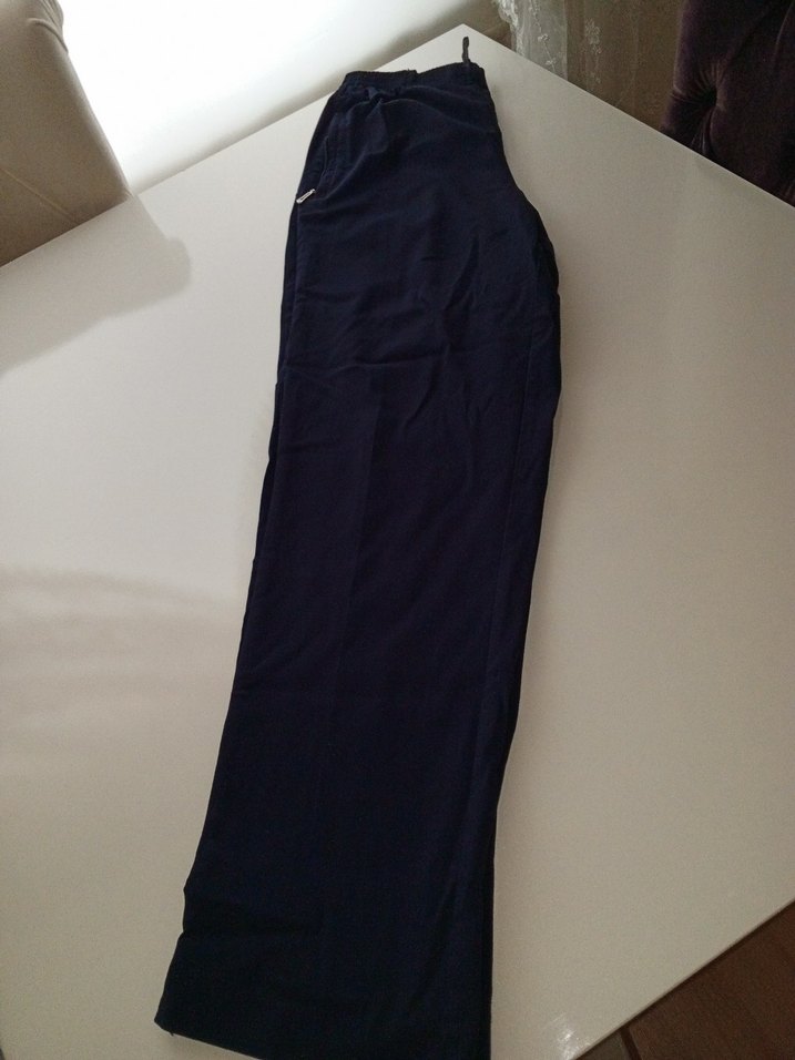 Kadın Kahverengi Bol Kesim Pliseli Pantolon - Görsel 5