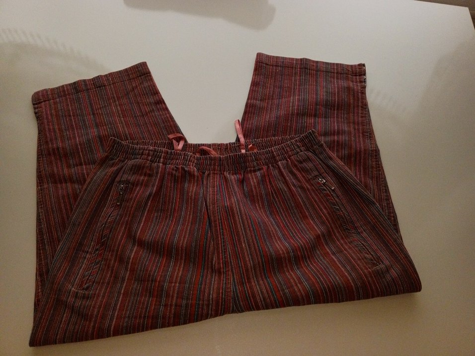 Kadın Kahverengi Bol Kesim Pliseli Pantolon - Görsel 2