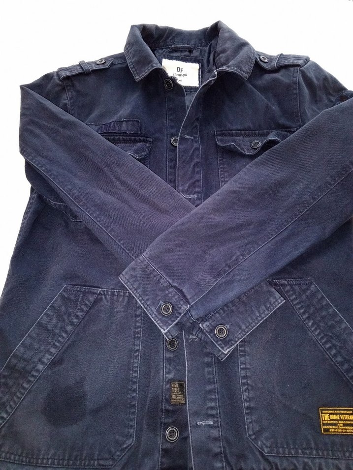 Erkek Lacivert Düğmeli Kot Yelek - Görsel 4