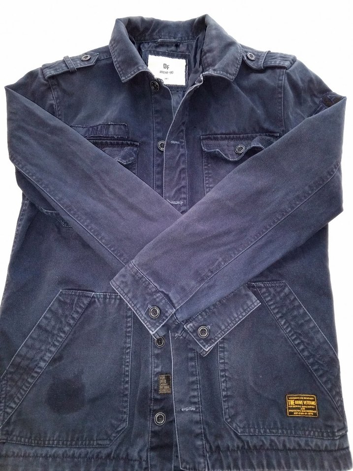 Erkek Lacivert Düğmeli Kot Yelek - Görsel 5