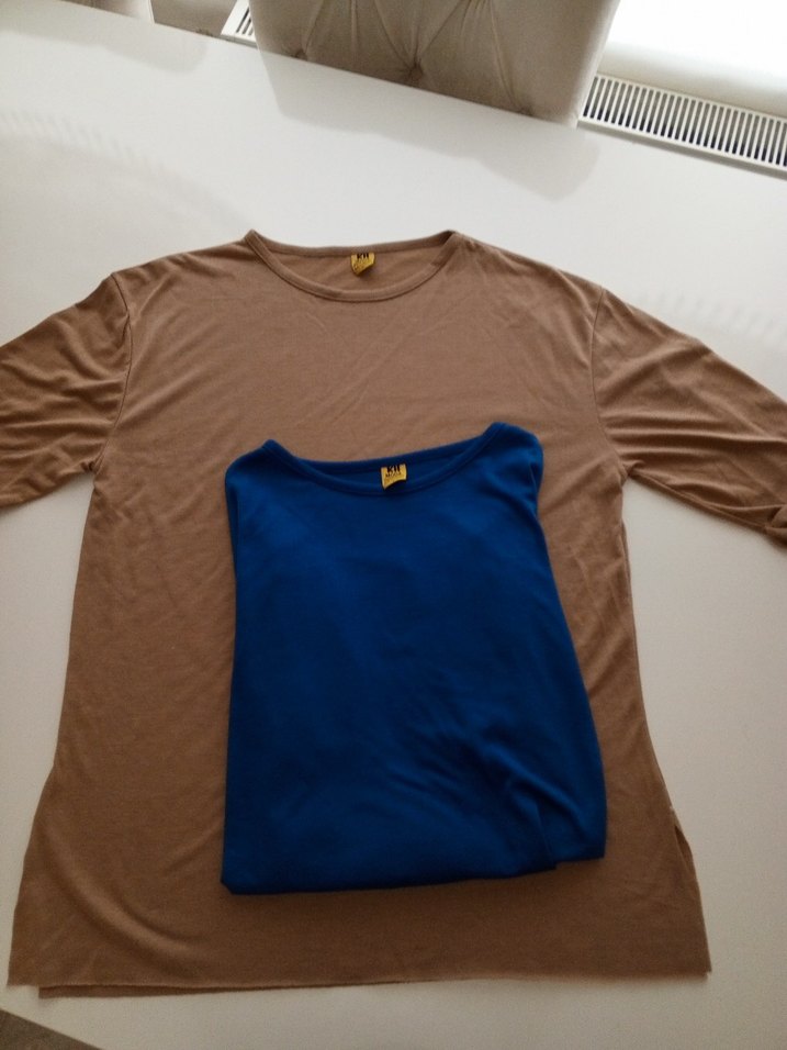 Camel Renkli Uzun Kollu Hamile Tişörtü - Görsel 3