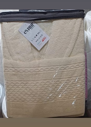 Baş havlulu bornoz - Görsel 3