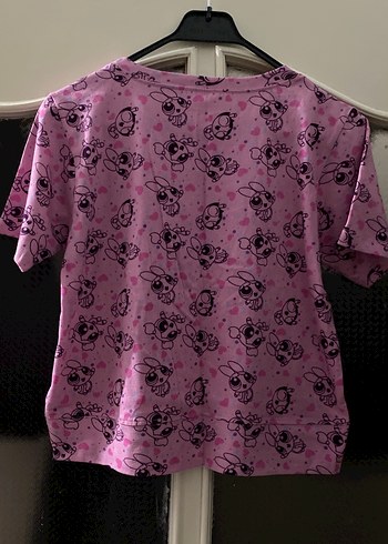 Powerpuff girls Baskılı Pembe Tişörtü - Görsel 2