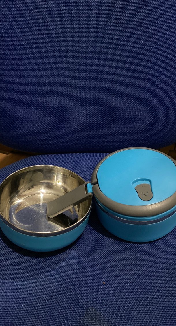 Parlak Mavi Yemek Kabı - Görsel 2