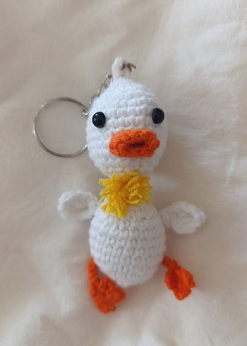 El Yapımı Ördek Amigurumi Anahtarlık