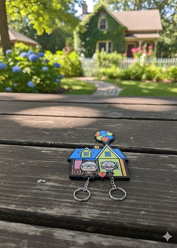 Renkli Balonlu Animasyon anahtarlık - Görsel 2