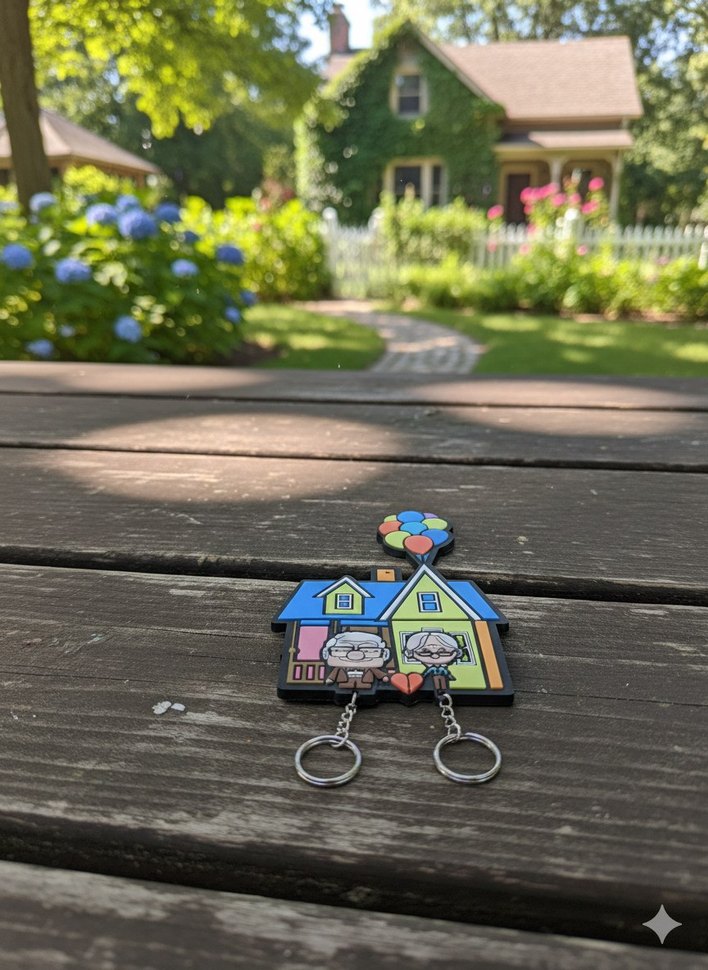 Renkli Balonlu Animasyon anahtarlık - Görsel 2